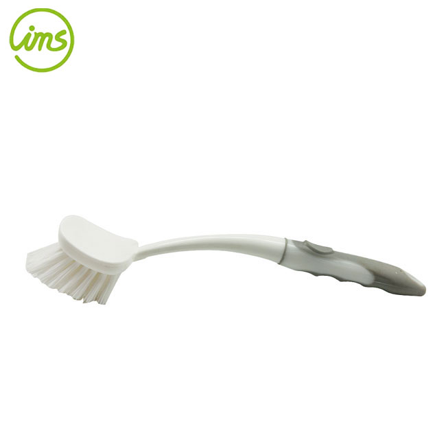 Long Curved Handle Brush - Gray